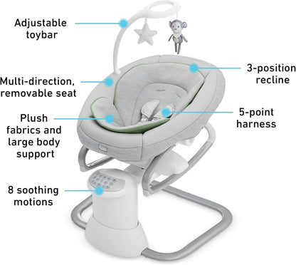 Versatile Baby Swing & Portable Rocker
